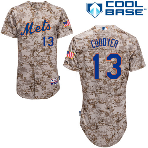 Michael Cuddyer #13 mlb Jersey-New York Mets Women's Authentic Alternate Camo Cool Base Baseball Jersey